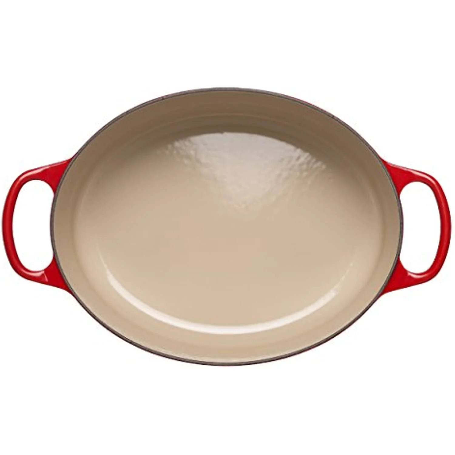 Le Creuset Enameled Cast Iron Signature Oval Dutch Oven, 5 Qt., Cerise