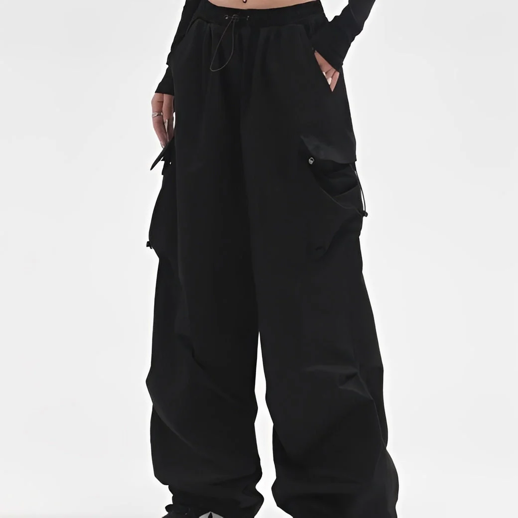 Leonie - Pantalon cargo à jambes larges