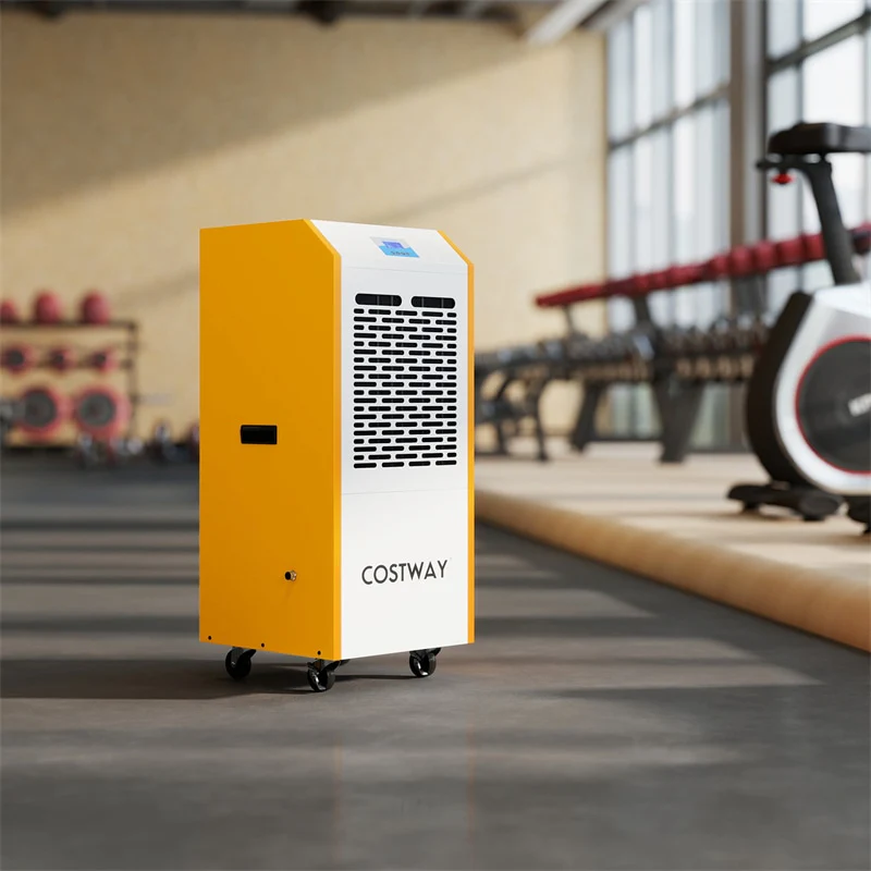 290 Pints Commercial Dehumidifier, 9000 Sq.Ft Industrial Dehumidifier with Pump, Drain Hose, 24H Timer & Wheels for Basement, Warehouse, Job Sites
