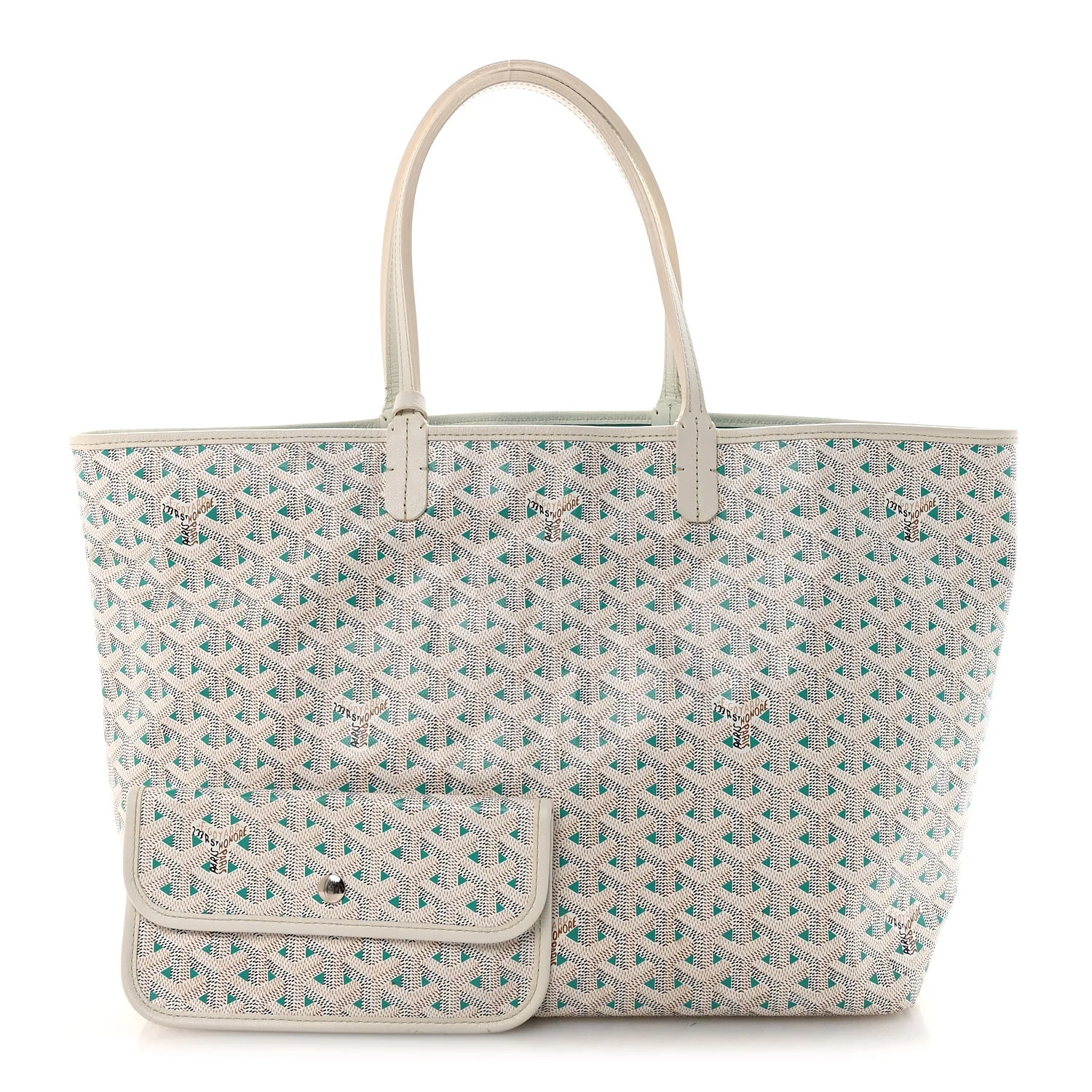 Goyardine Saint Louis Claire Voie PM White Opaline