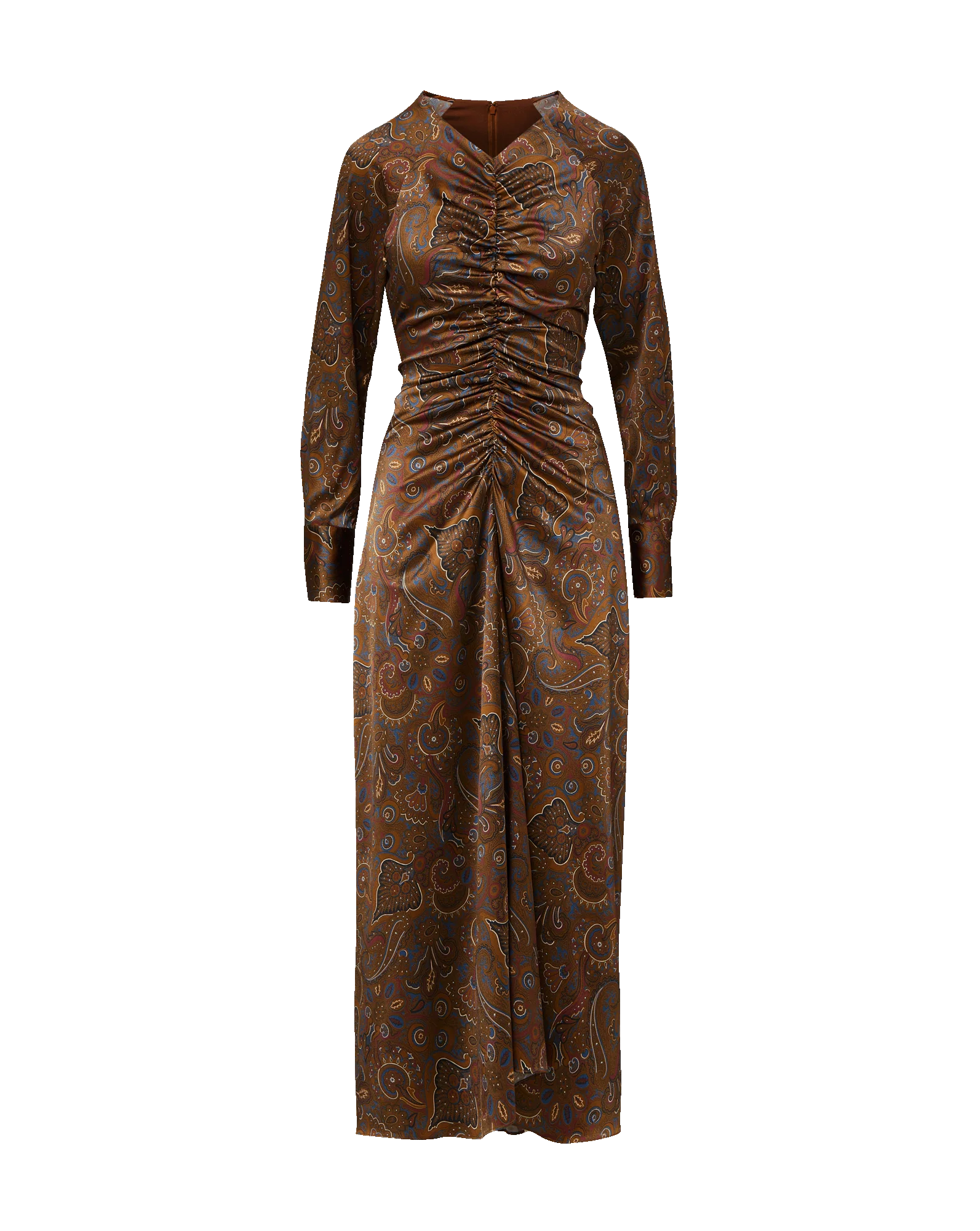 Irma Stretch-Silk Midi Dress