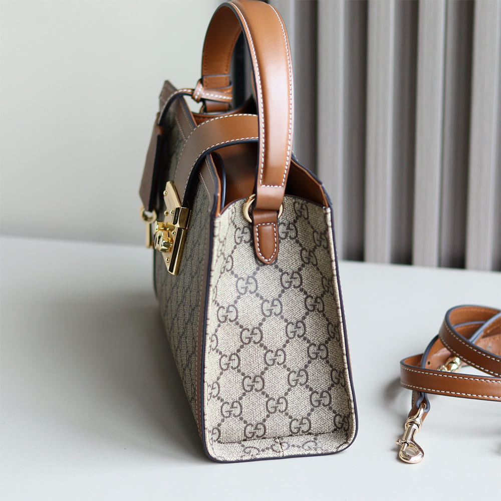 Gucci Padlock medium top handle bag