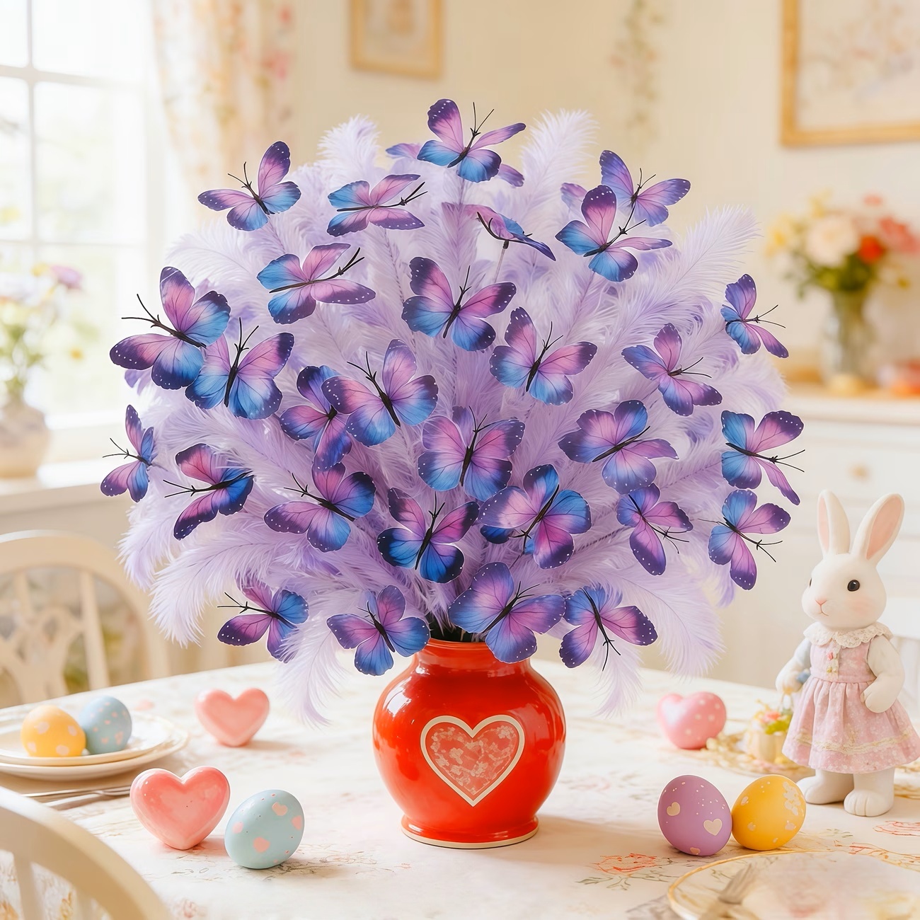 Beautiful Butterfly Reed Artificial Flowers