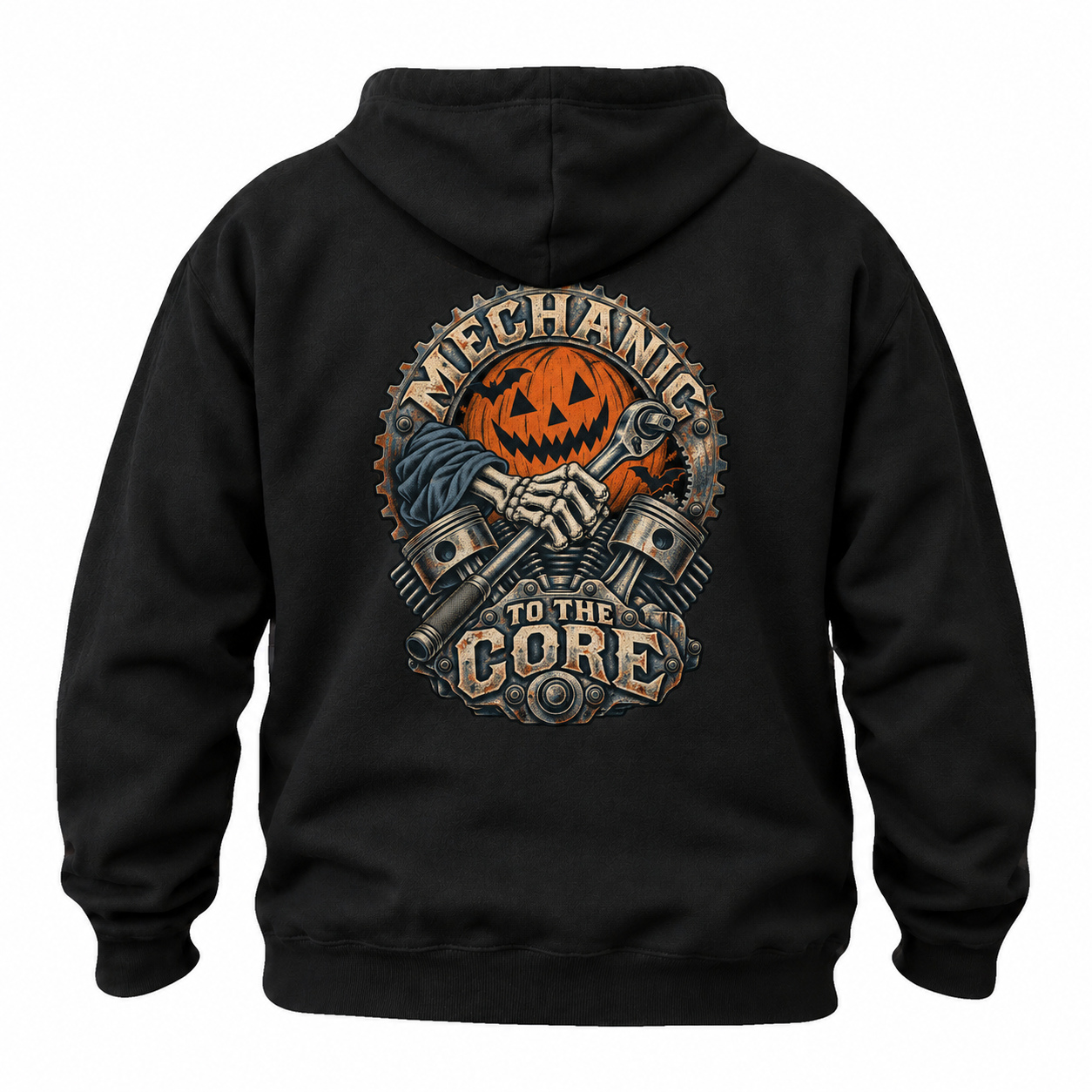 Mechanic to the Core Pumpkin Hoodie