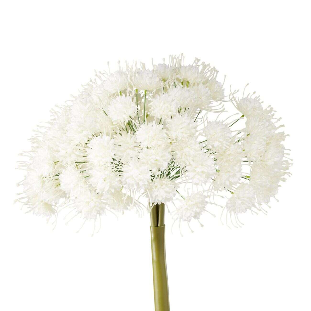 Fleur artificielle XL blanche façon allium Ø45xH178cm