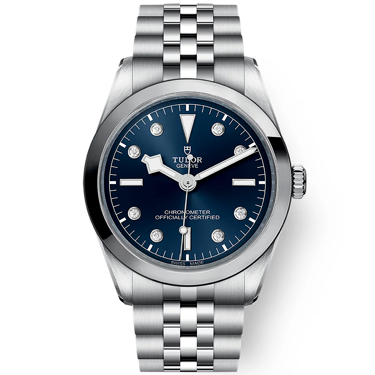 【Super Clone】TUDOR Black Bay 36mm Blue Diamond Set Dial Bracelet Watch M79640-0005