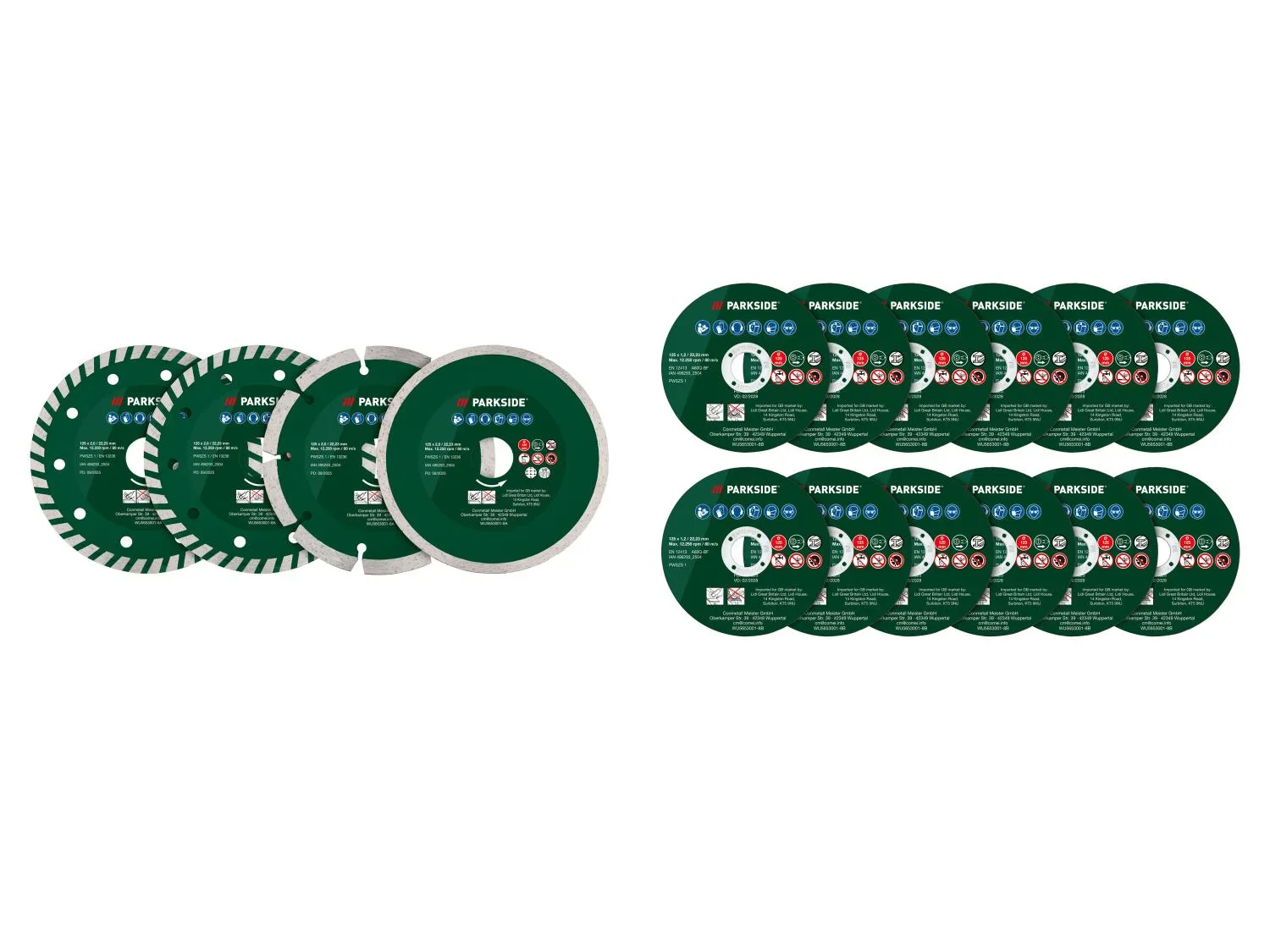 PARKSIDE Set de disques diamant ou Disques  trononner
