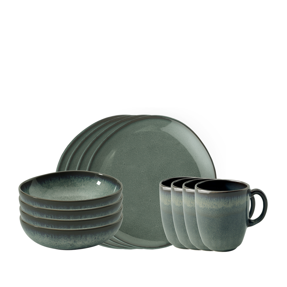 Lave Dinnerware set - Grey, stoneware