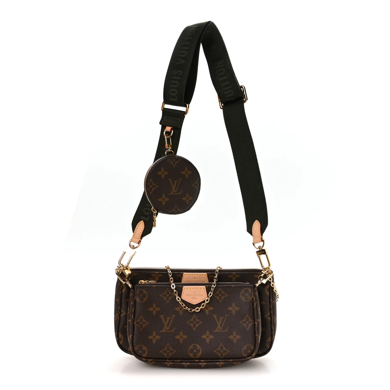 Monogram Multi Pochette Accessories Kaki