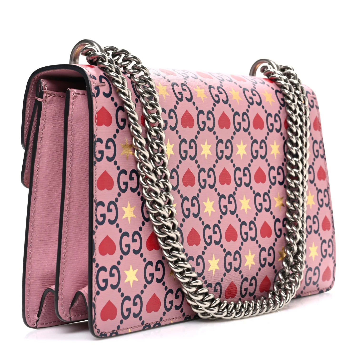 Calfskin Valentine's Day Exclusive Small Dionysus Bag Pink