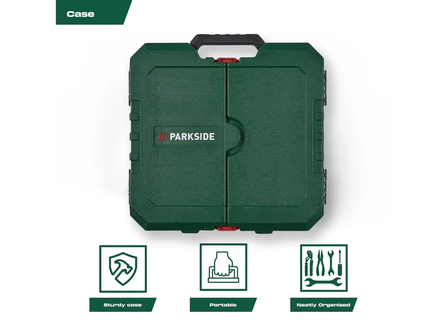PARKSIDE Mallette d'outils, 80 pices