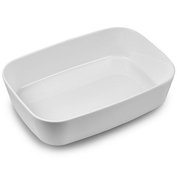 Modula fat 35x25x8 cm hvit