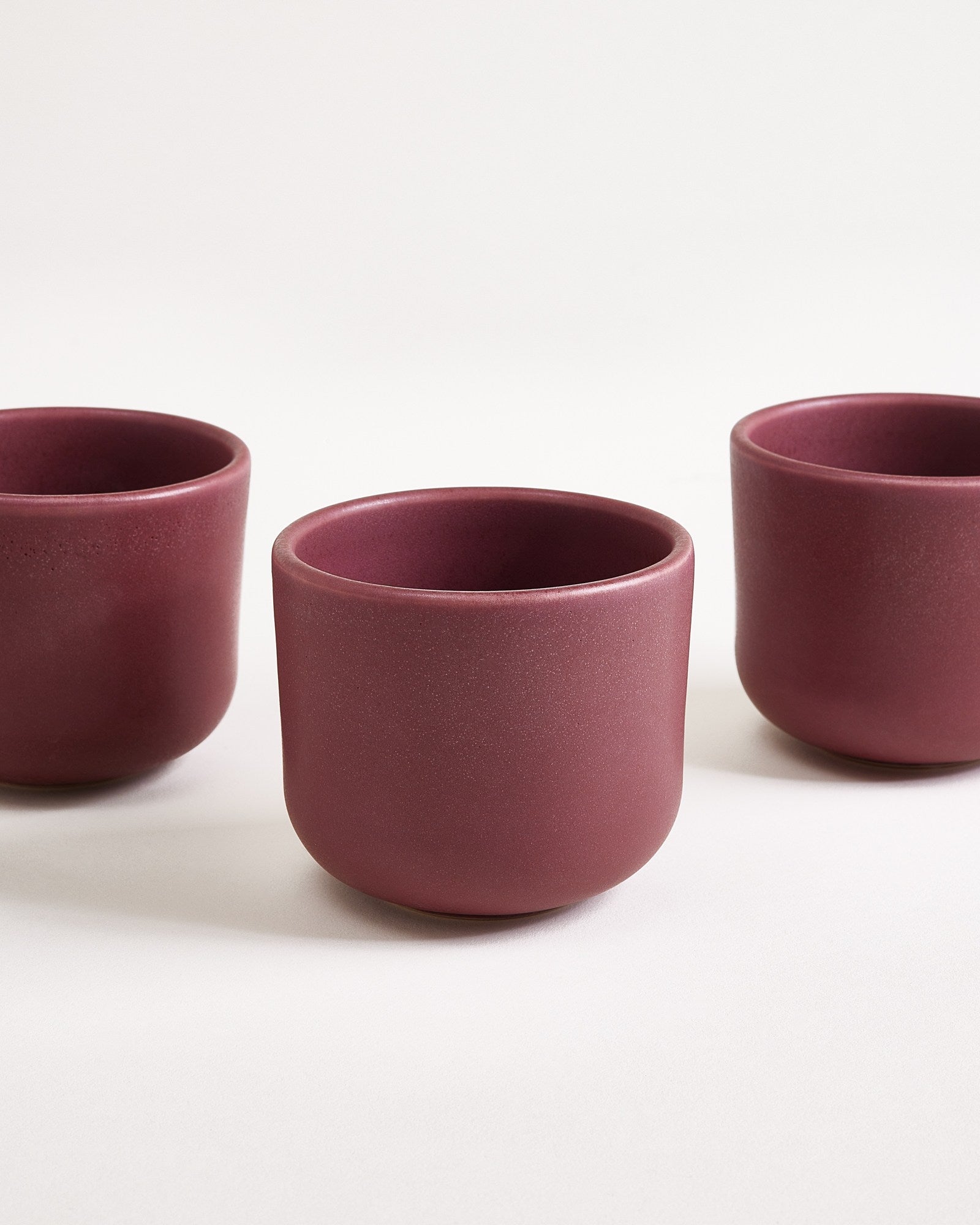SERENO - SMALL CUP BURGUNDY SET OF 4