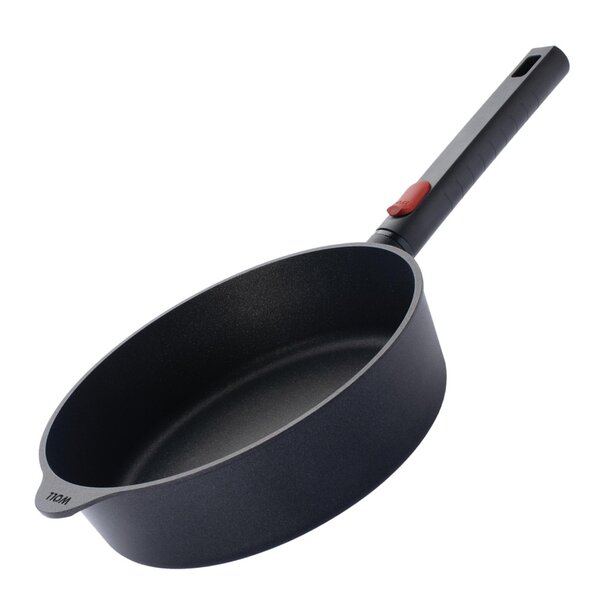 ECO Logic QXR sautèpanne 24 cm avtagbart håndtak svart