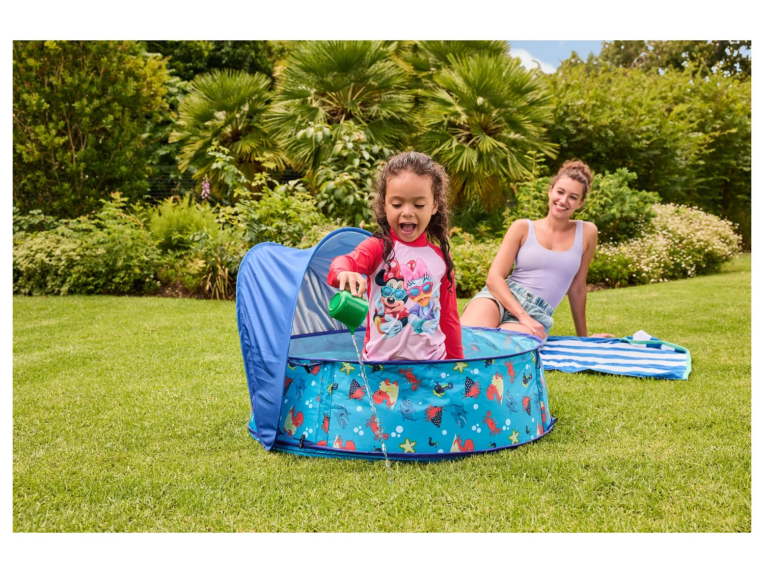 Playtive Piscine Pop Up enfant,  91 x 60 cm
