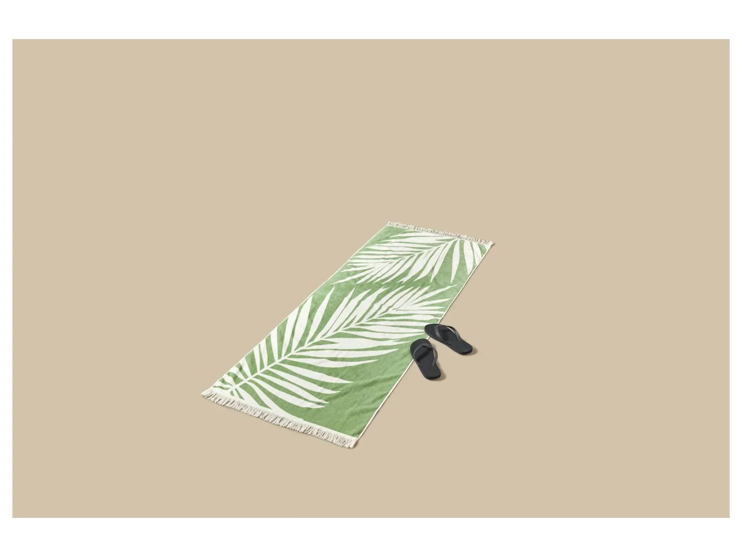 LIVARNO Serviette de plage en ponge, 80 x 180 cm