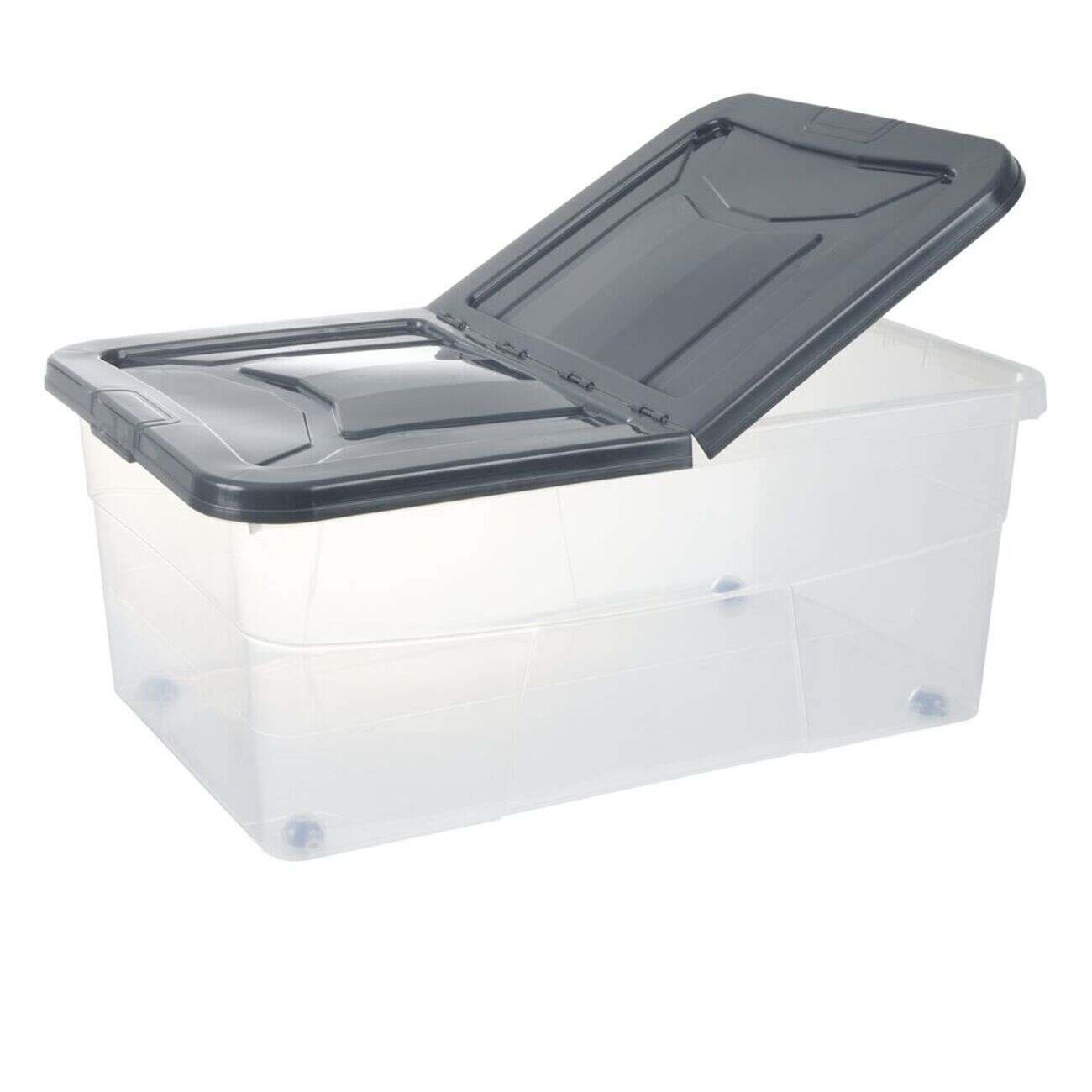 Box dessous de lit gris 45L