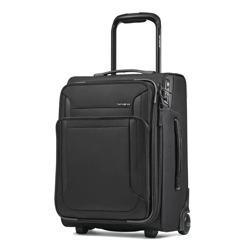 Black Armage II Upright Wheeled Carry On Softside Luggage | 8256-WQTKB - SAMSONITE OUTLET