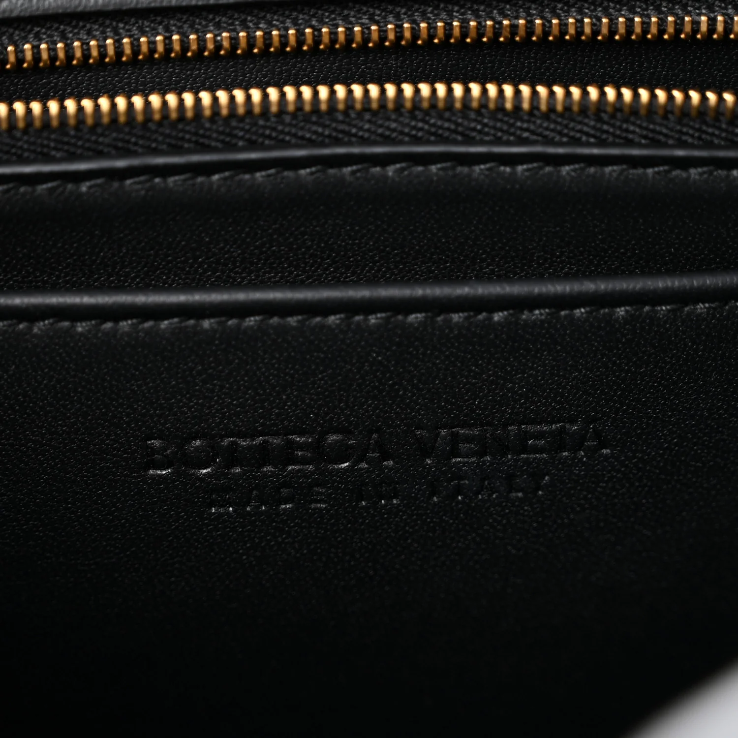 Nappa Intrecciato Small East West Andiamo Shoulder Bag Black