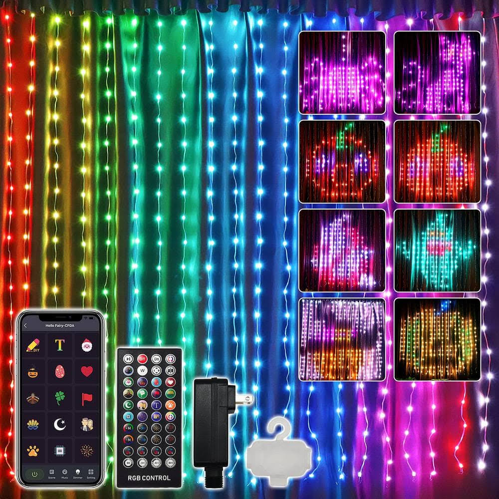 Avatar Controls 400-Count 6.5-ft Multi-function LED Plug-In Christmas String Lights Timer | ASL22