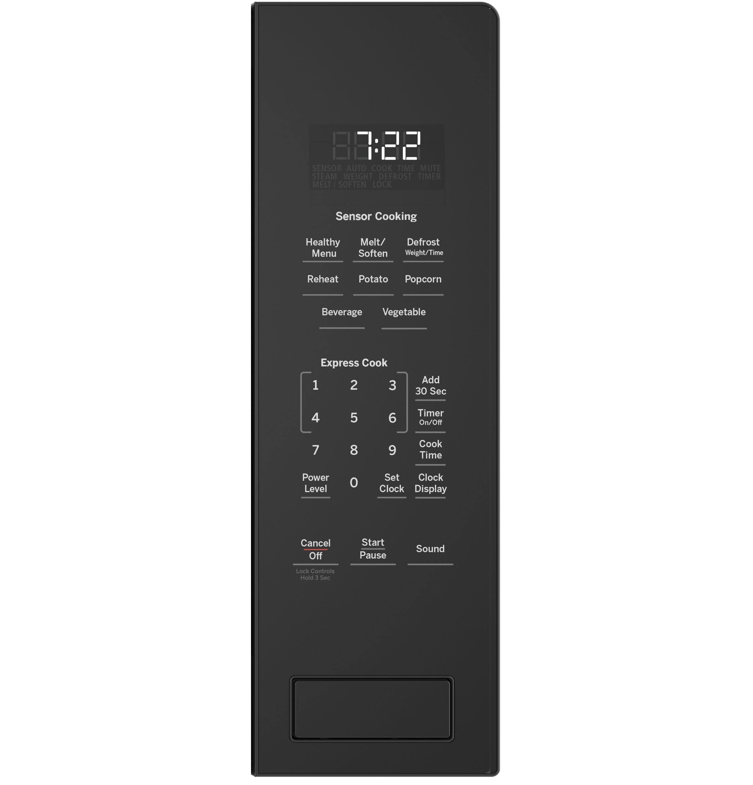 GE Profile 2.2 Cu. ft. Built-In Sensor Microwave Oven Black PEB7227DLBB