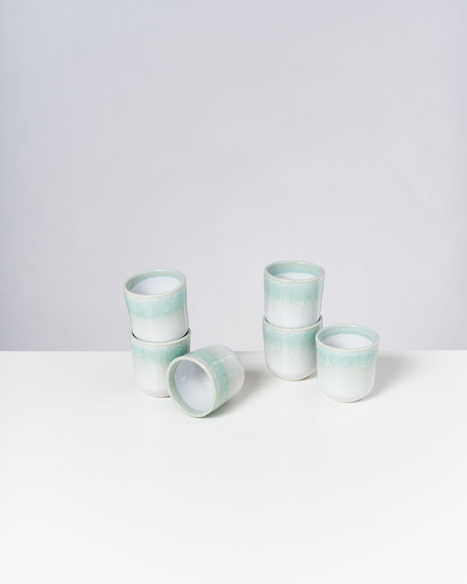 COPA ALTO - SMALL CUP MINT WHITE SET OF 6