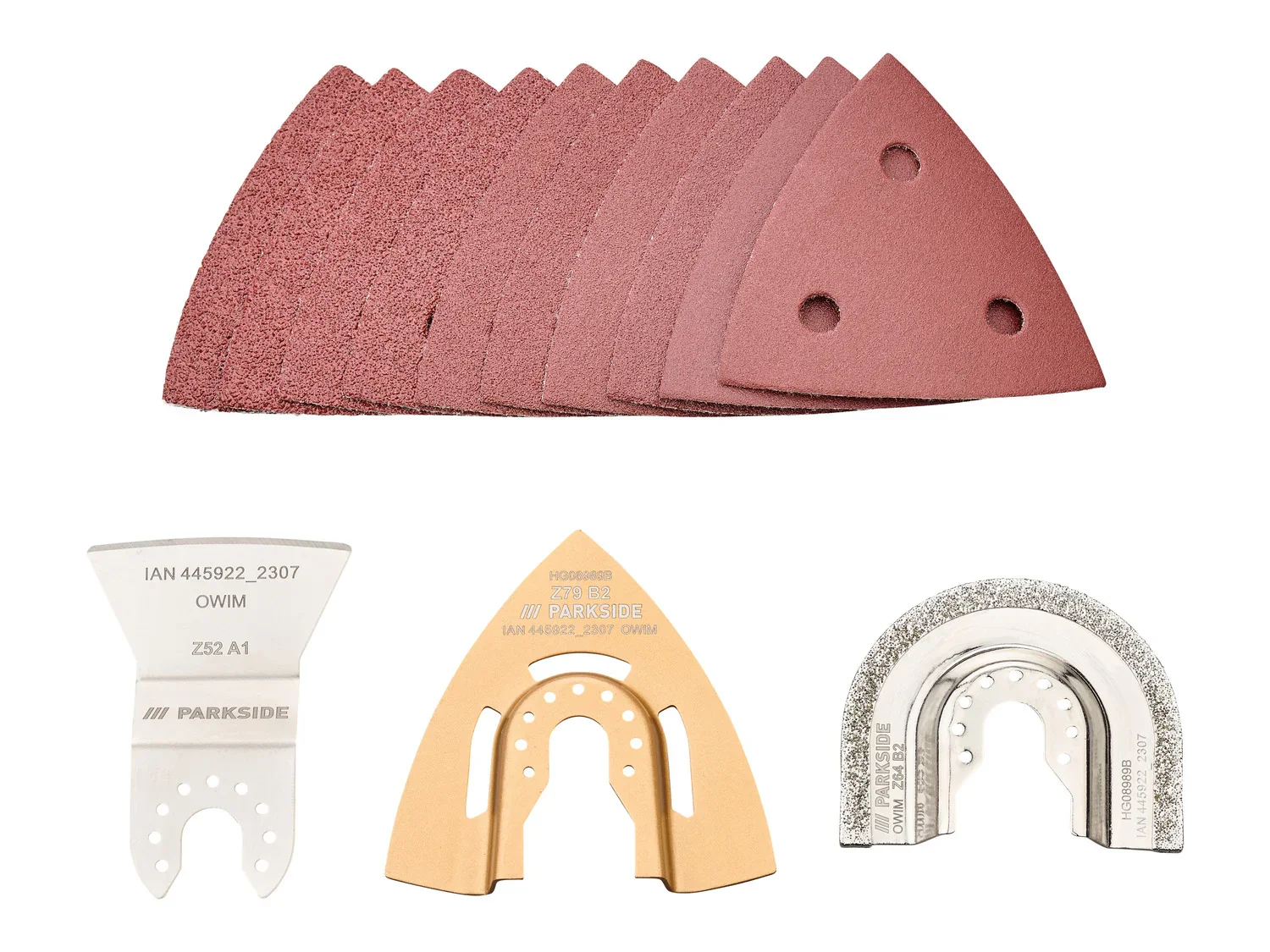 PARKSIDE Accessoires pour outil multifonction
