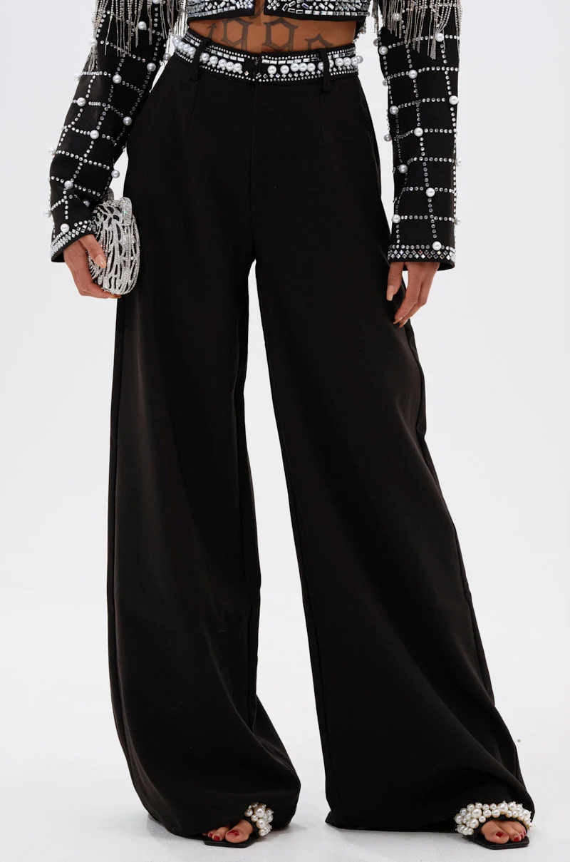DIRTY MARTINI EMBELLISHED TROUSER - Akira Store