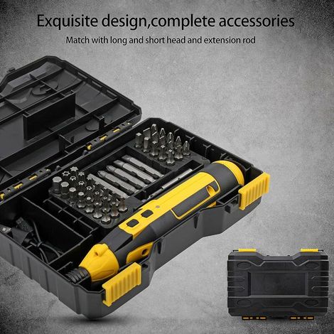 Laoa – Tournevis électrique sans fil 4V avec chargeur USB – Moteur Brushless – Détection de courant – Lampe LED intégrée pour espaces confinés — vue 5