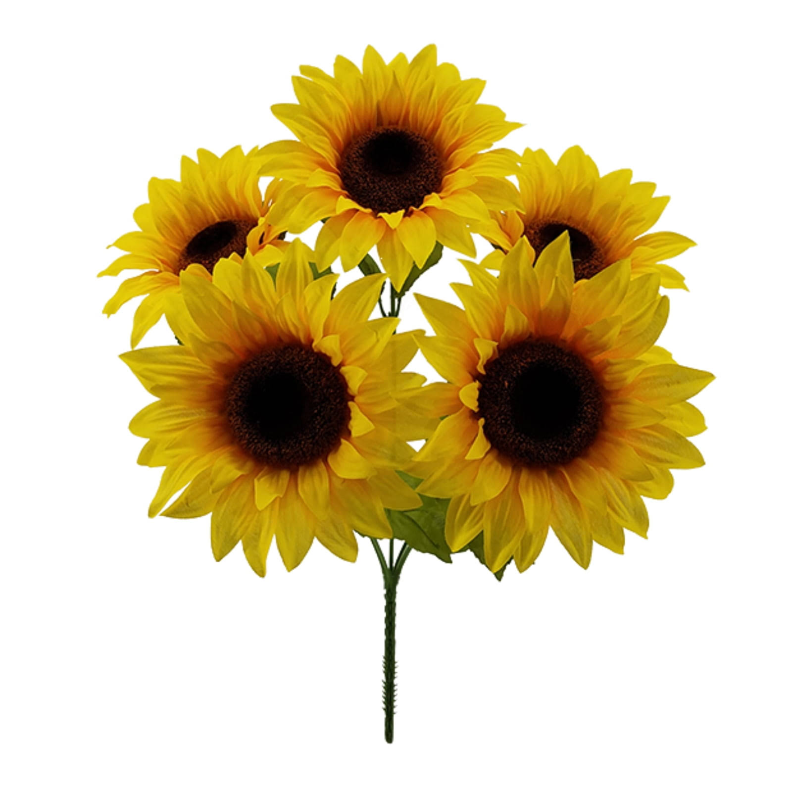 Mainstays Artificial Sunflower Bush, Yellow