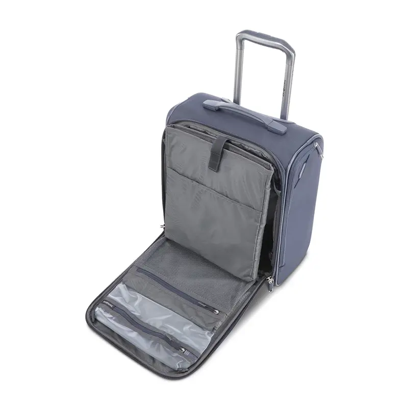 White / White / Beige Ascentra Wheeled Underseater Underseat Luggage | 6035-SKJHD - SAMSONITE OUTLET