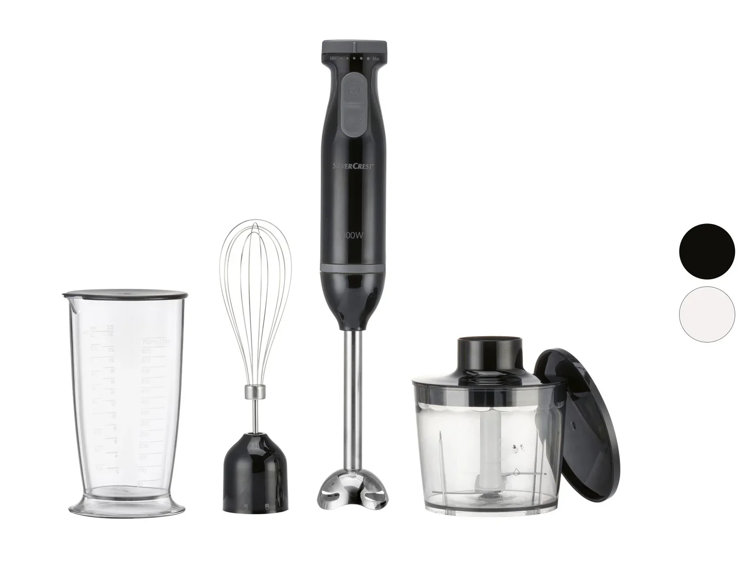 SILVERCREST KITCHEN TOOLS Mixeur plongeant 3-en-1 SSMS 600 E6 / SOSMS 600 E6