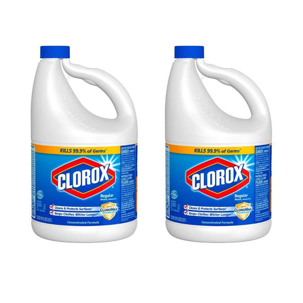 Clorox 30966 Concentrated Regular Bleach, 121 oz. | Pack of 2