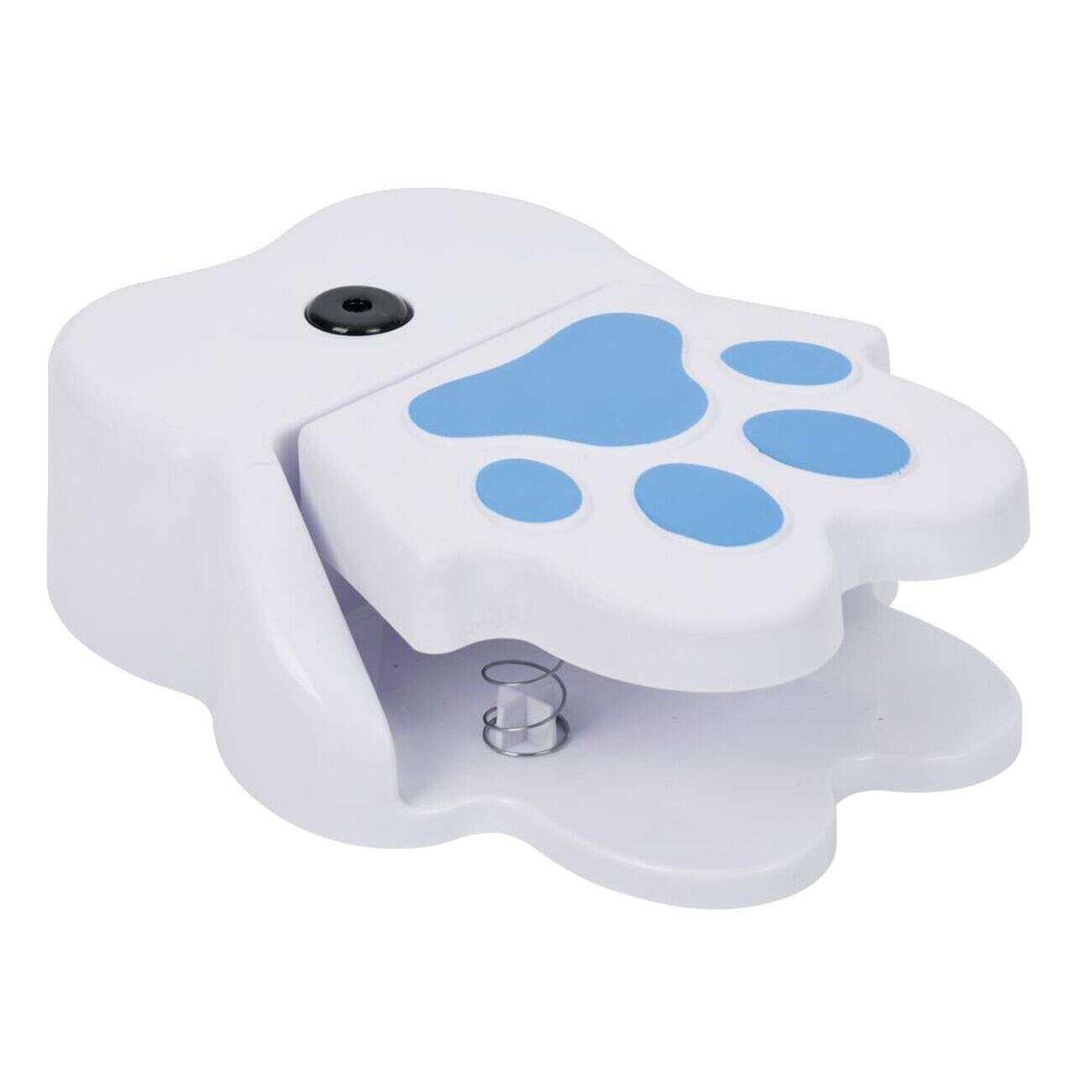 Fontaine à eau extérieure bleu et blanche pour chien 28x20,7cm