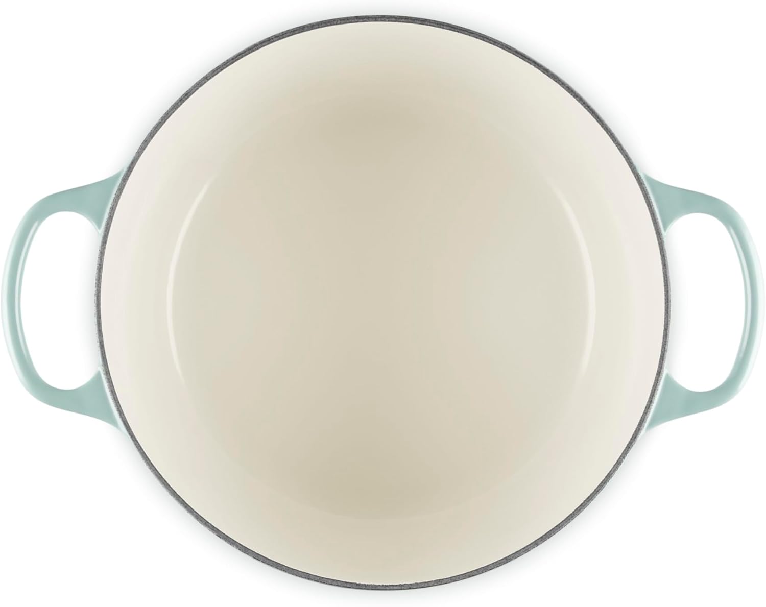 Le Creuset Enameled Cast Iron Signature Deep Round Oven, 6.5 qt., Sea Salt