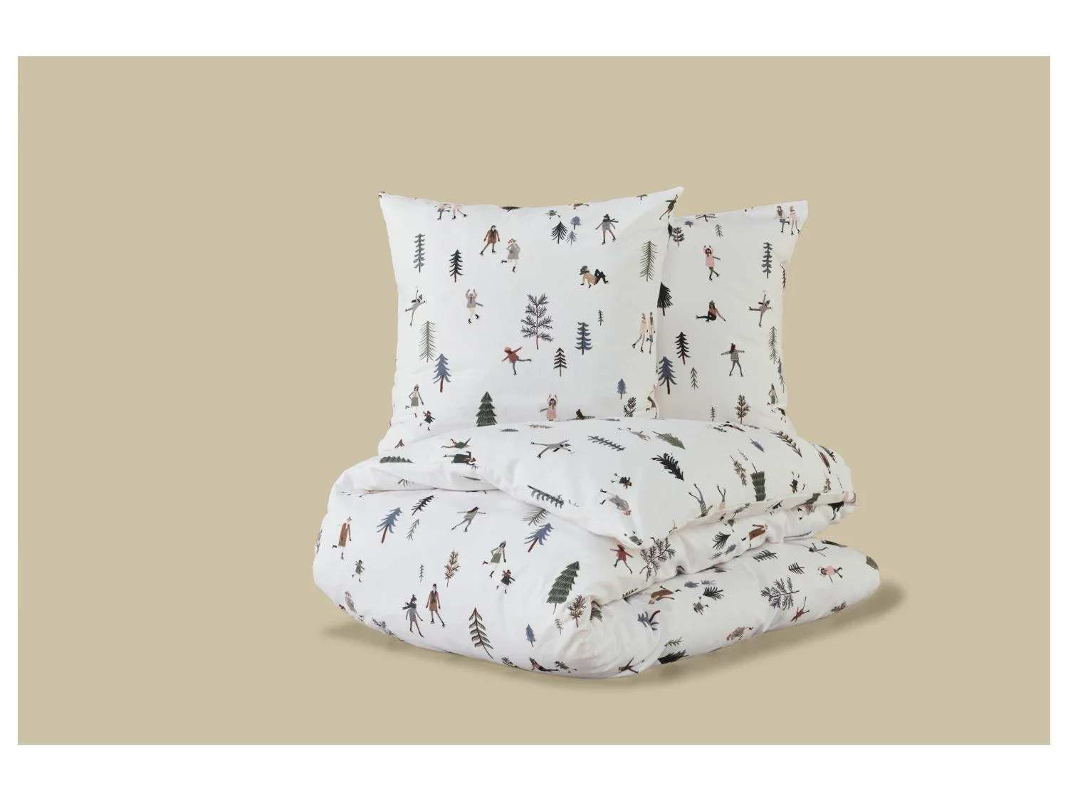LIVARNO Parure de lit en flanelle, 260 x 240 cm