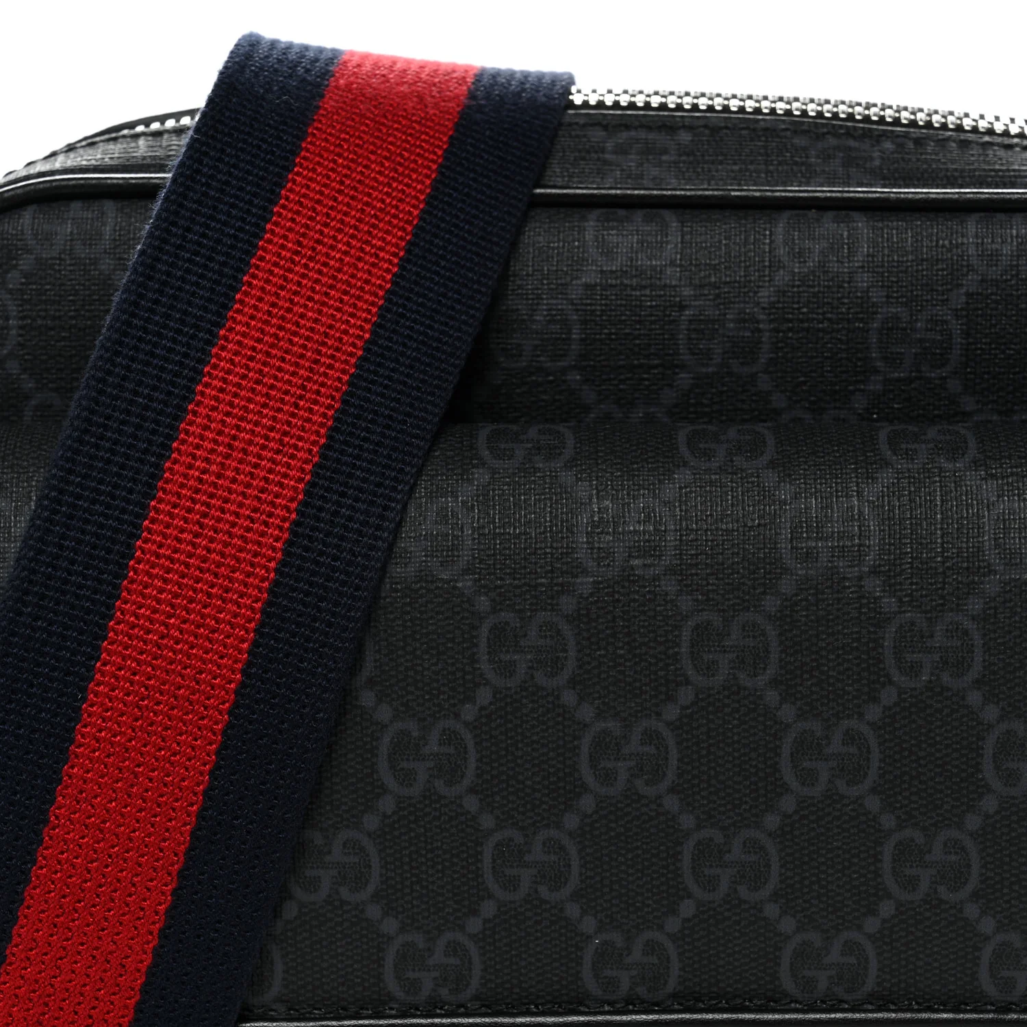 GG Supreme Monogram Small Crossbody Bag Black