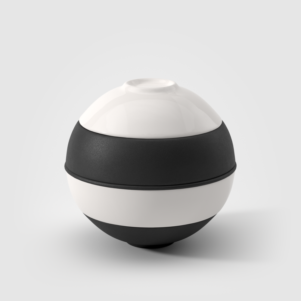 La petite Boule Snacking set - Black, Premium Porcelain