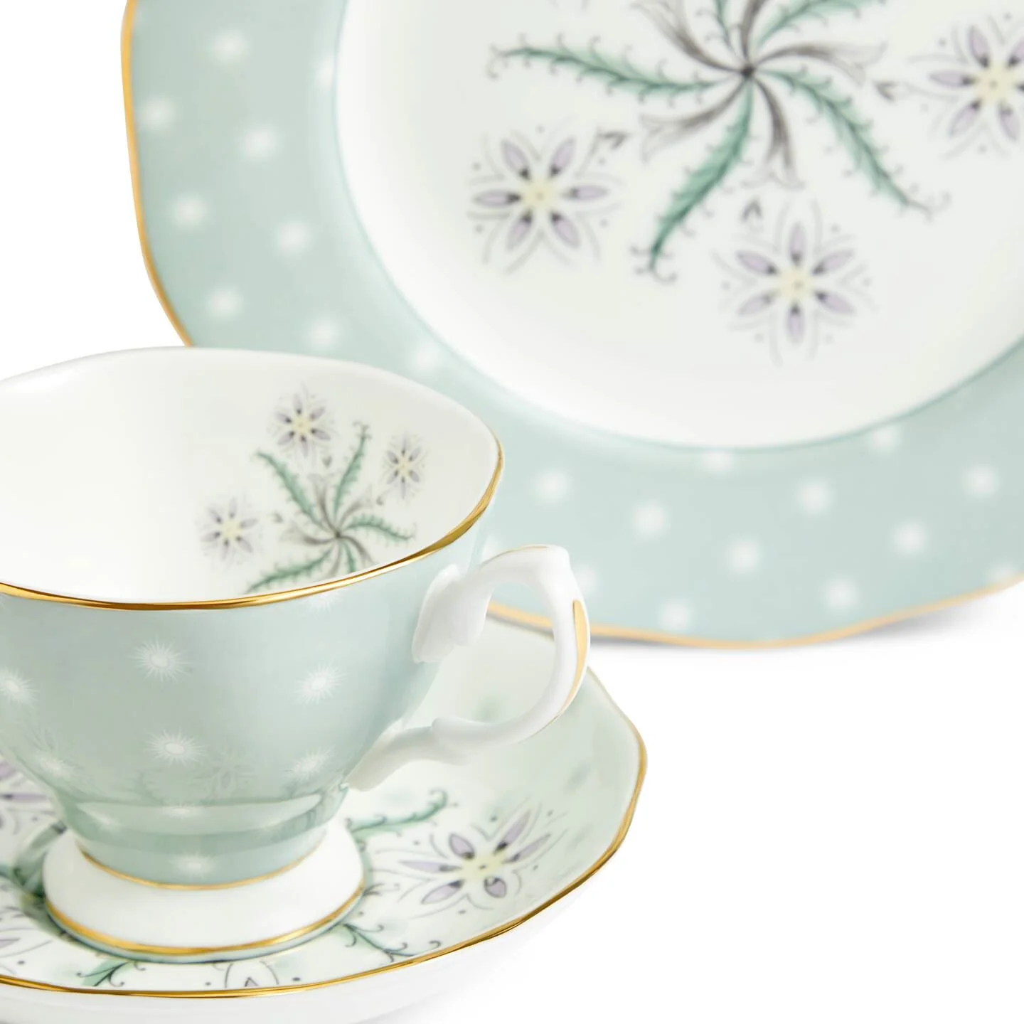 100 Years Teacup Saucer Plate, 3 Piece Set, Jubilee 1950