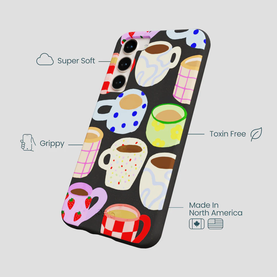 Black Cup of Joy Samsung Galaxy S23+(Plus) Case