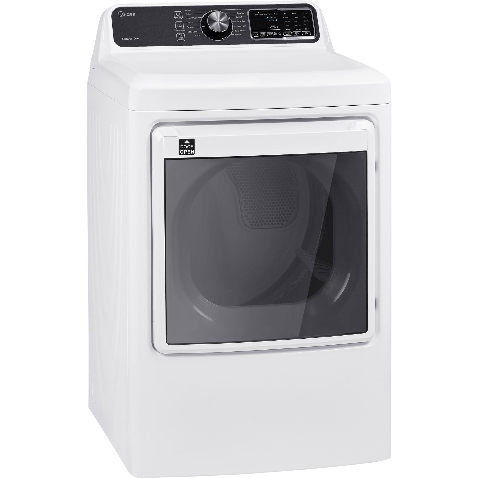 Midea 7.5 Cu. ft. White Front Load Electric Dryer -MLE45N3BWW