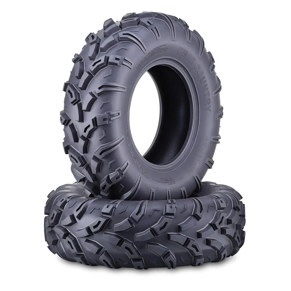 Free Country UTV ATV Tires 25X8-12 6PR BLACK ELK Mud 25X8X12 All Terrain,S2