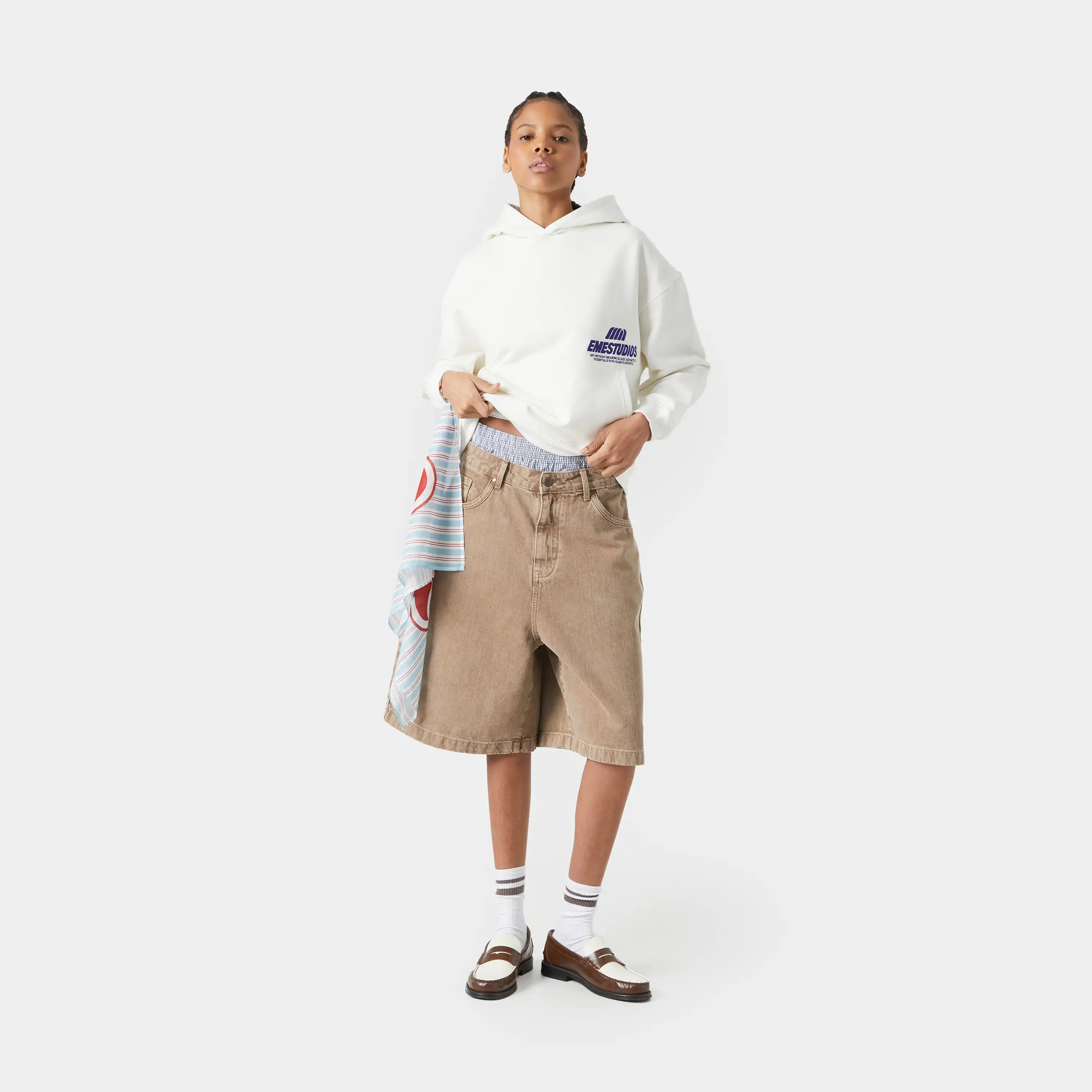 Andy Wooden Denim Jorts