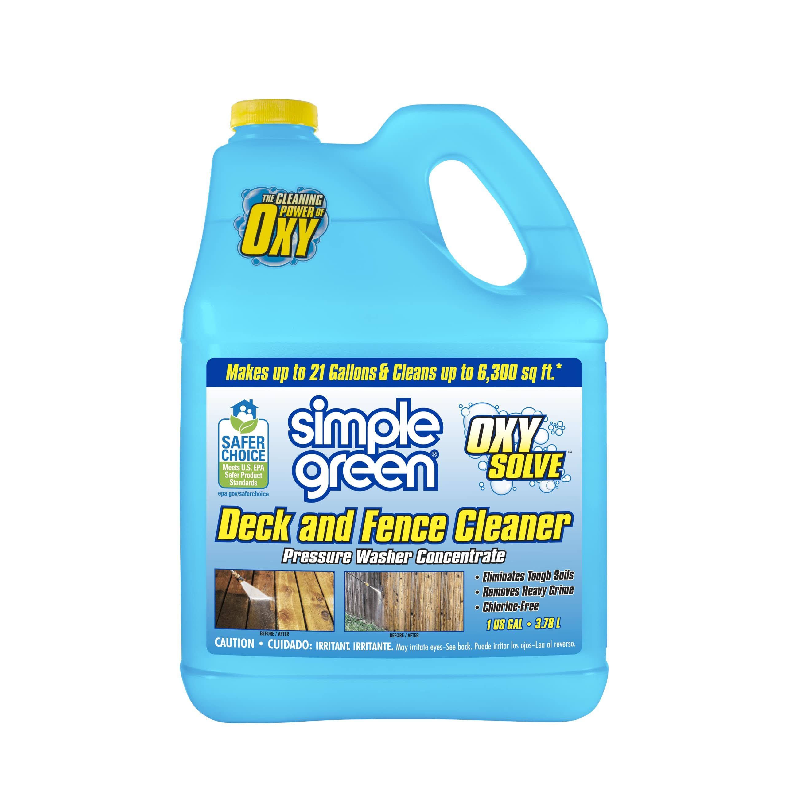 Simple Green - Oxy Solve Deck and Fence Pressure Washer Concentrate 1 Gal