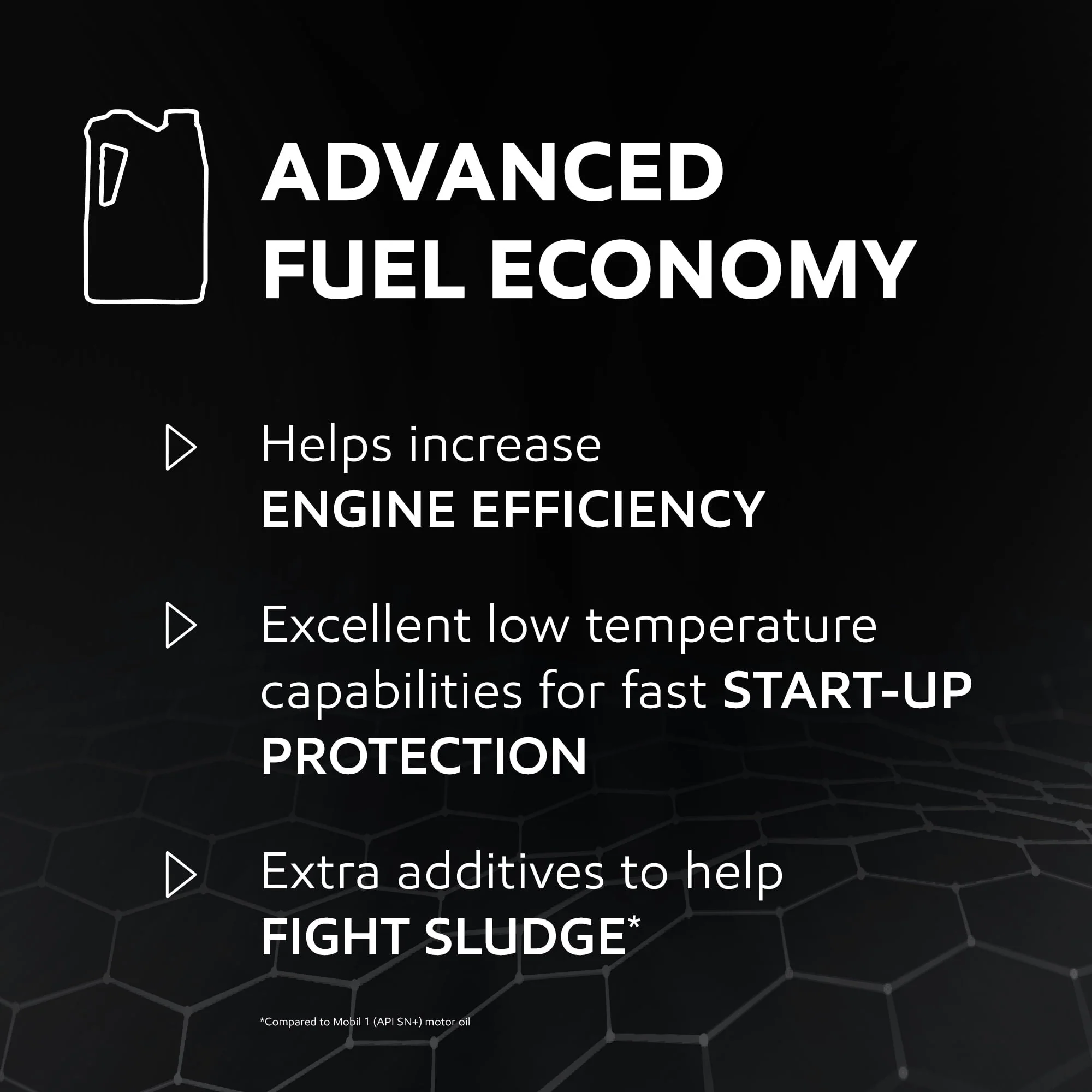 1 Advanced Fuel Economy Full Synthetic Motor Oil 0W-16, 5 qt (3 Pack) - Image 7