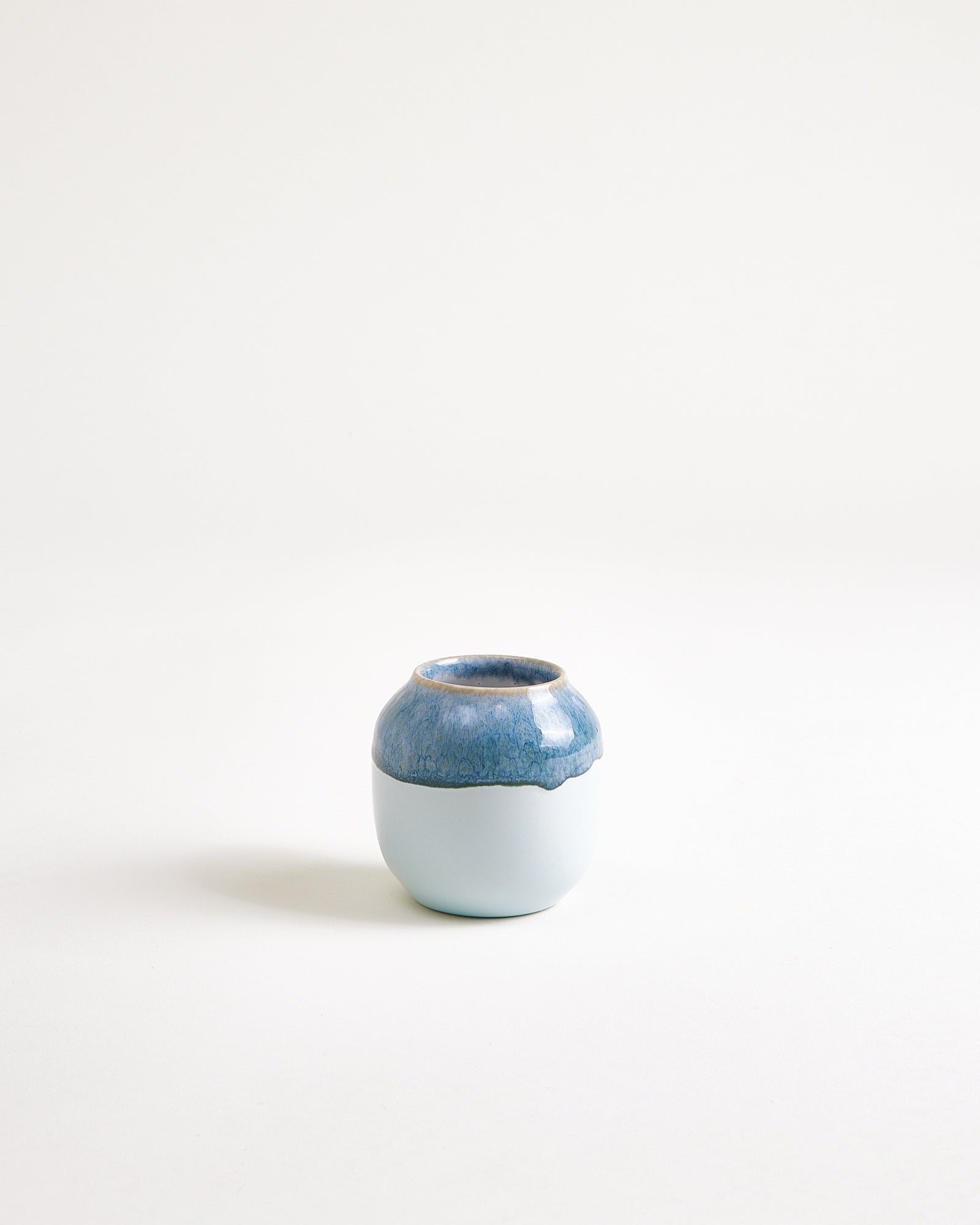 COIMBRA - VASE S GRAY-BLUE BLUE
