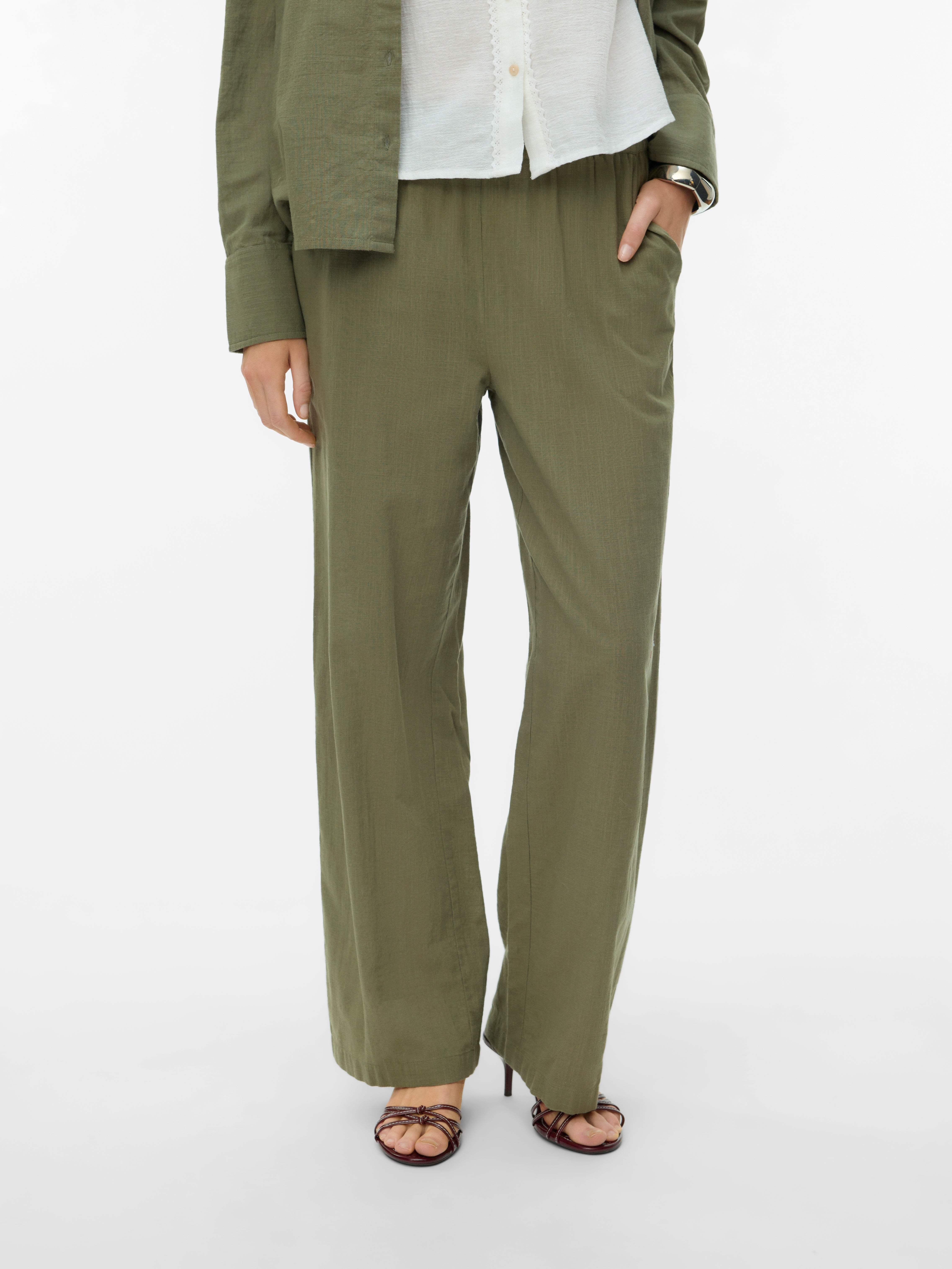 VERO MODA® VMCAIA Mid waist Trousers