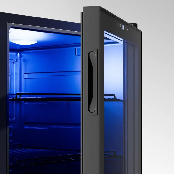 Yeego Beverage Refrigerator Cooler, Freestanding Beverage Fridge with Glass Door, 95 Cans