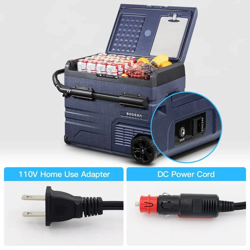 12 Volt 37 qt. Portable Car Refrigerator, Car Freezer for Outdoor, Camping, Travel, Rv,app Control