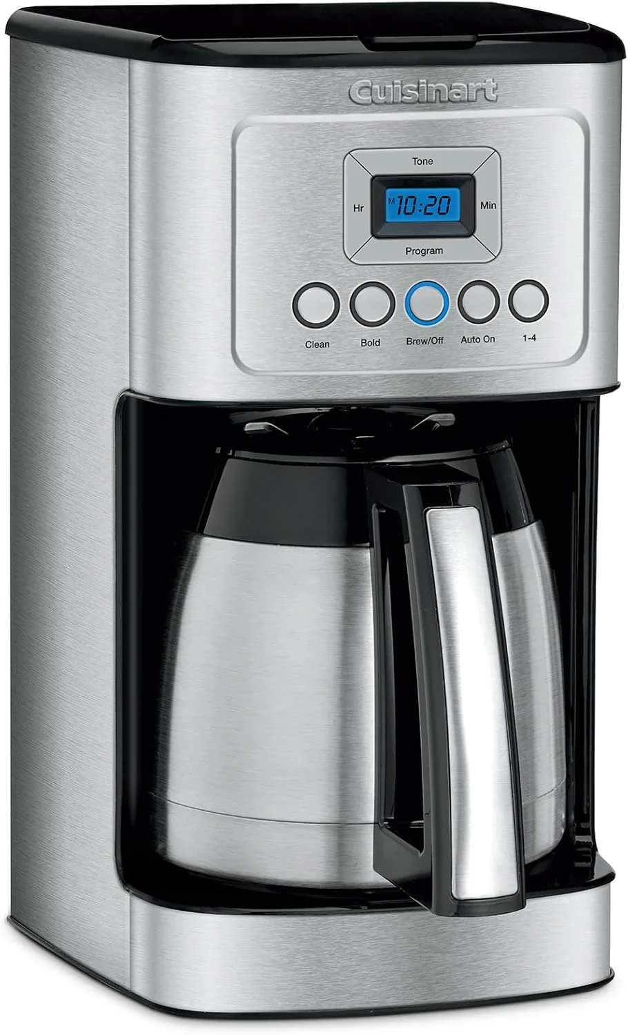 Cafetière Cuisinart 12 tasses programmable avec carafe isotherme PerfecTemp